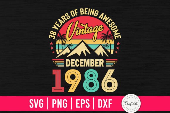 A Craft Maker's Honest Review: Using Vintage 1986 Birthday Graphics