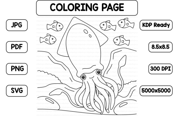 A Giant Squid Graphics Asset for Creative Branding