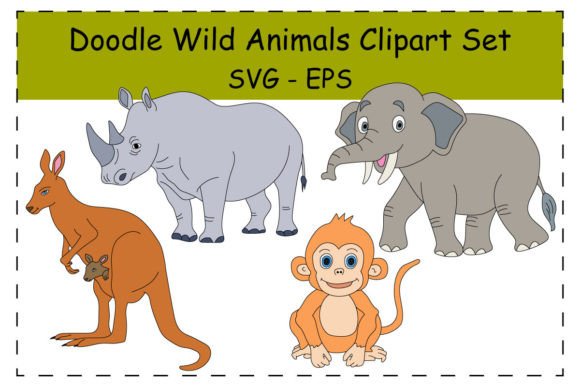 A Vibrant Animal Quartet for Embroidery Projects