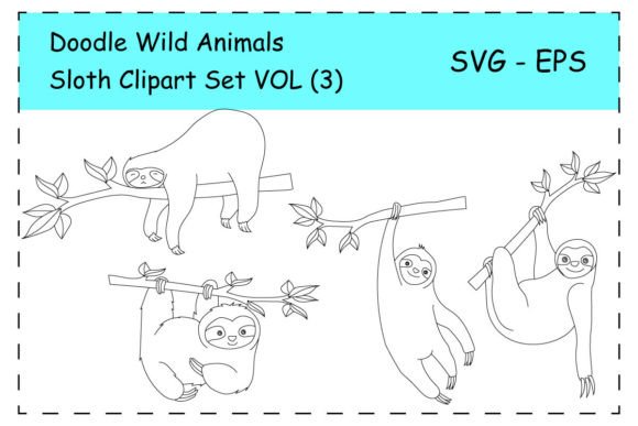 Crafting Graphics with a Doodle Sloth Clipart Set