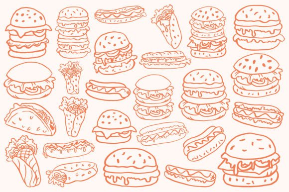 Crafting with Fast Food Graphics & Illustrations