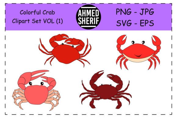 Essential Crab Graphics for Seaside Crafting