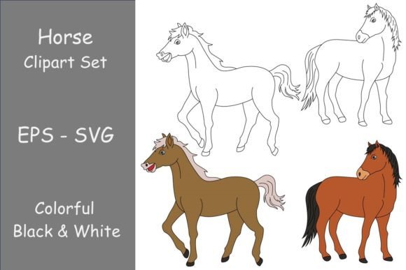 Evaluating the Horse Clipart Collection for Crafts and Graphics