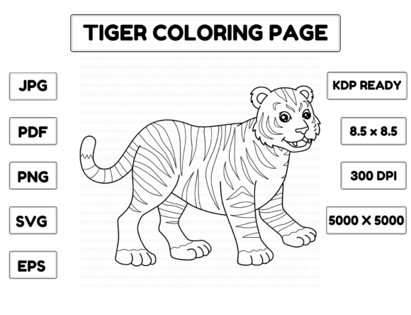 My Real-World Crafting Review of a Tiger Graphics Coloring Page