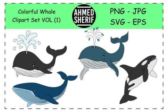 Reviewing a Whale Clipart Set for Crafts & Graphics