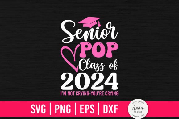 Senior Pop Class of 2024: A Graphic Asset for Print Templates